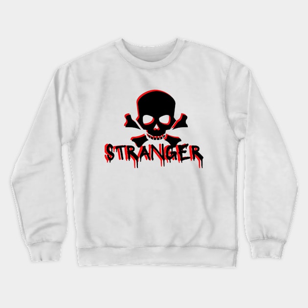 strange skull Crewneck Sweatshirt by hebacreations